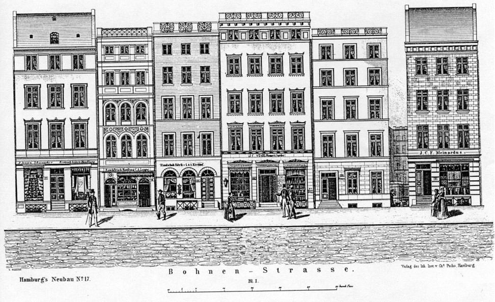 17_Neubau_1846-47_Bl17_Hamburg_Geschaeftsstrasse_Schaufenster_Einzelhandel_Spezialgeschaeft