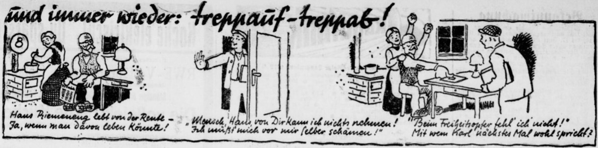 28_Volksblatt - Solingen_1932_07_07_Nr157_p09_Familie-Roth_Folge08_Comic_Eiserne-Front