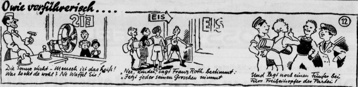 33_Volkswacht - Bielefeld_1932_07_07_Nr157_p06_Familie-Roth_Folge12_Comic