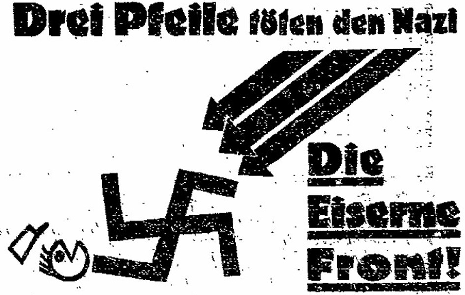 47_Volkswacht fuer Schlesien_1932_07_15_Nr164_p07_Eiserne-Front_Dreipfeil_NSDAP