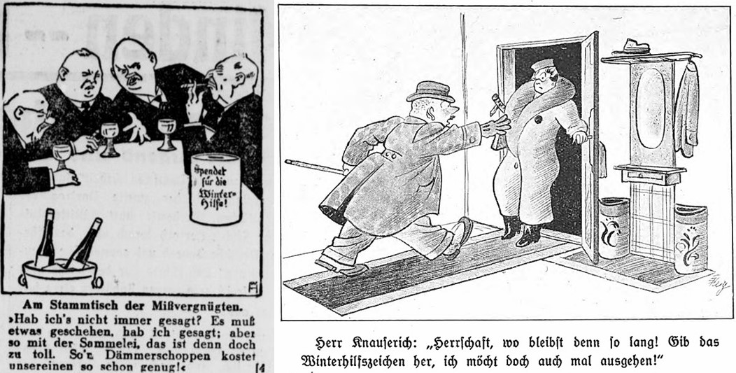 05_Westfaelischer Beobachter_1933_12_9_Nr289_p14_Illustrierter Beobachter_11_1936_p175_WHW_Sammlungen_Stammtisch_Buergertum_Abzeichen