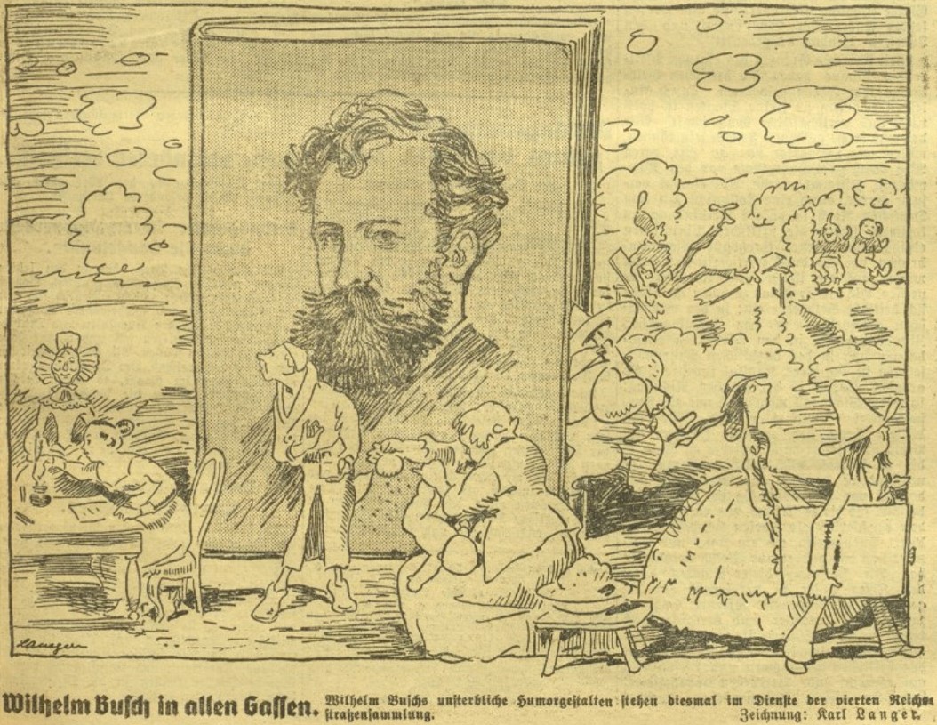 14_Das Kleine Volksblatt_1940_02_04_Nr035_p01_Sammlung_WHW_Winterhilfswerk_Wilhelm-Busch_Karl-Langer