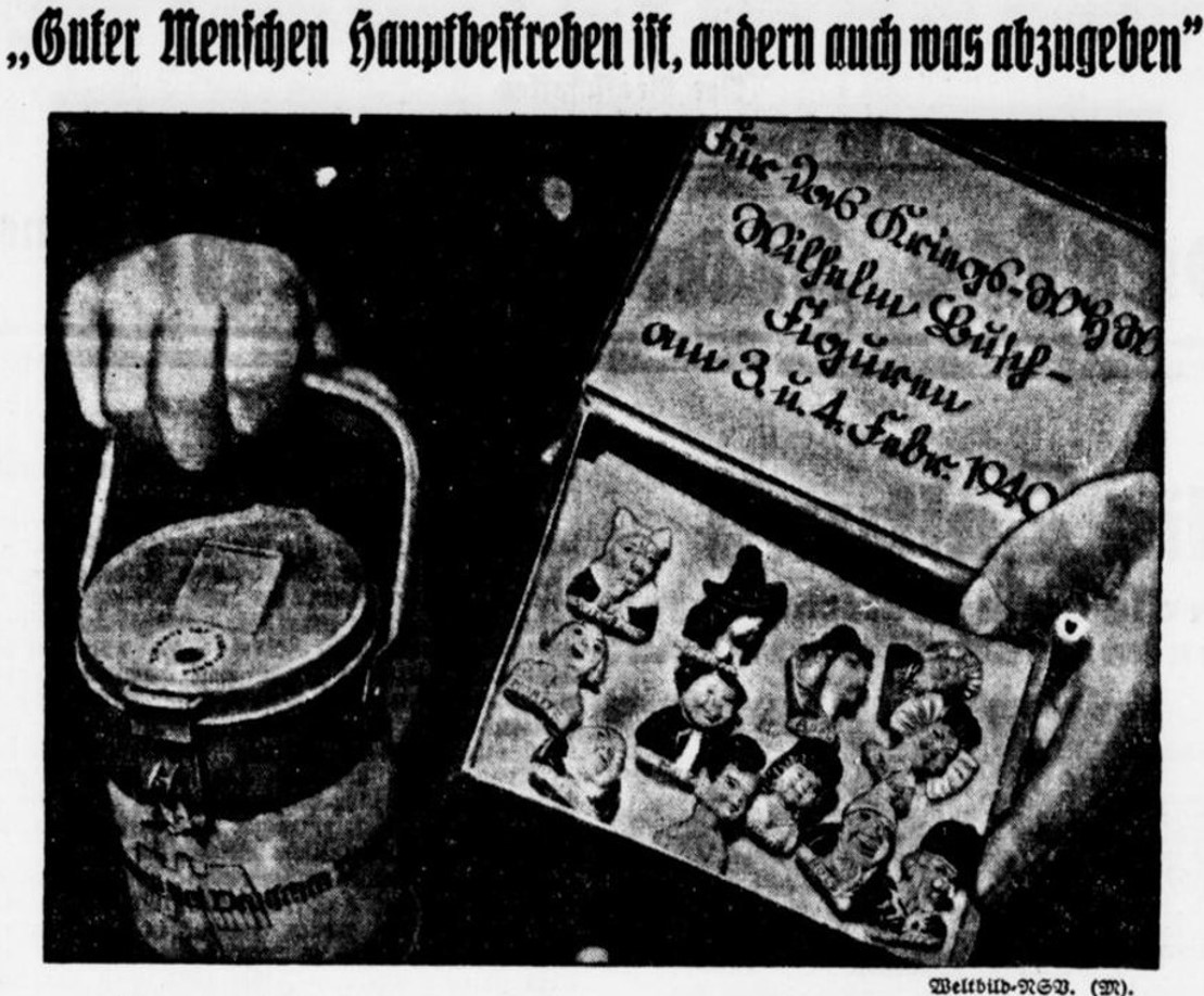 33_Der Grafschafter_1940_02_03_Nr029_p6_WHW_Winterhilfswerk_Reichsstrassensammlung_Sammelbuechse_Abzeichen