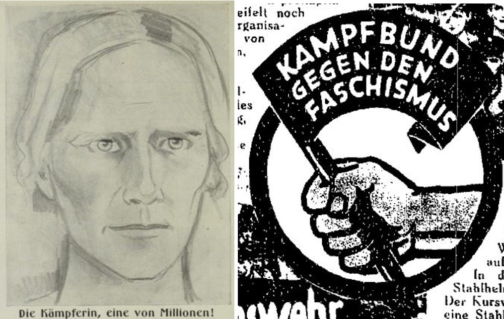 03_Die Leuchtrake_11_1933_Nr10_p2_Der Rote Stern_08_1931_Nr05_p7_Kampf_Kaempferin_Kampfbund-gegen-den-Faschismus_Kommunismus
