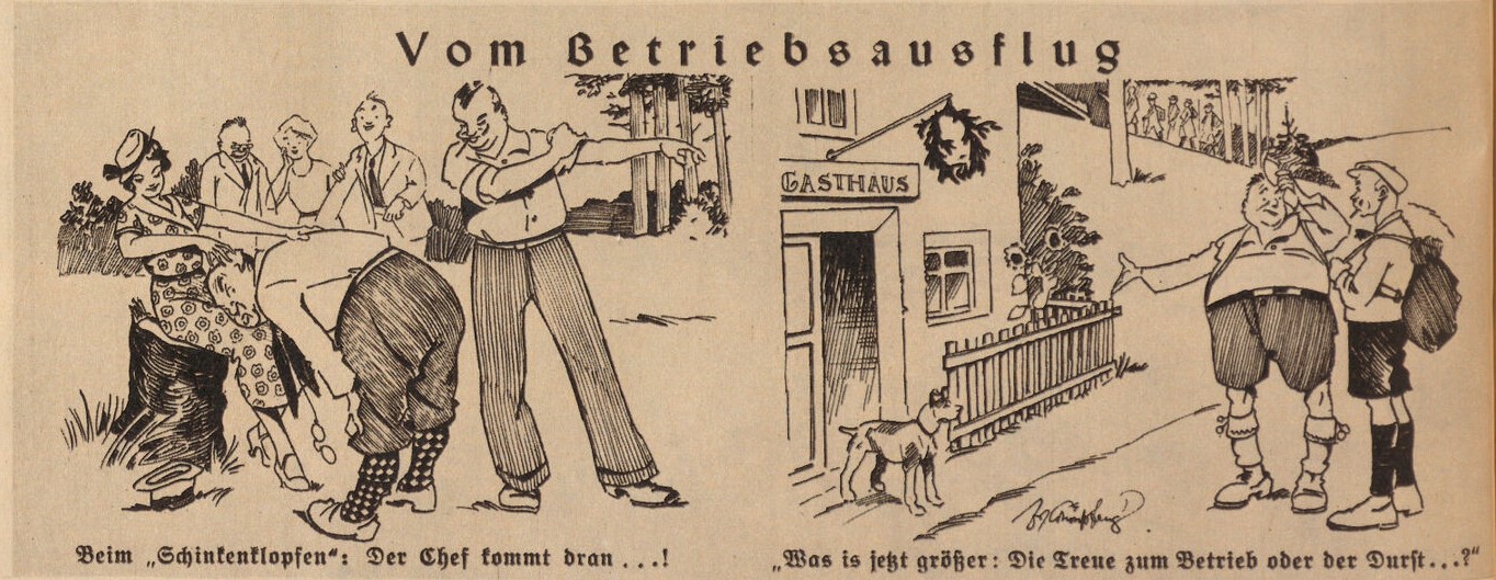 23_Ostmark-Woche_07_1939_Nr22_p7_Betriebsausflug_Betriebliche-Sozialpolitik