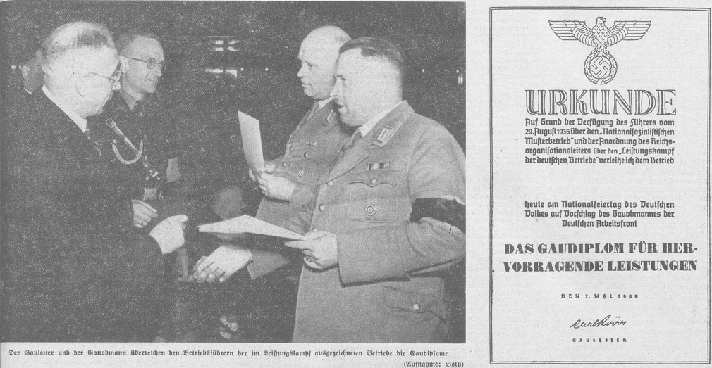 40_Oldenburger Nachrichten für Stadt und Land_1938_04_28_Nr113_p12_KdF_Leistungskampf-der-deutschen-Betriebe_Abzeichen_Gaudiplom_Carl-Roever