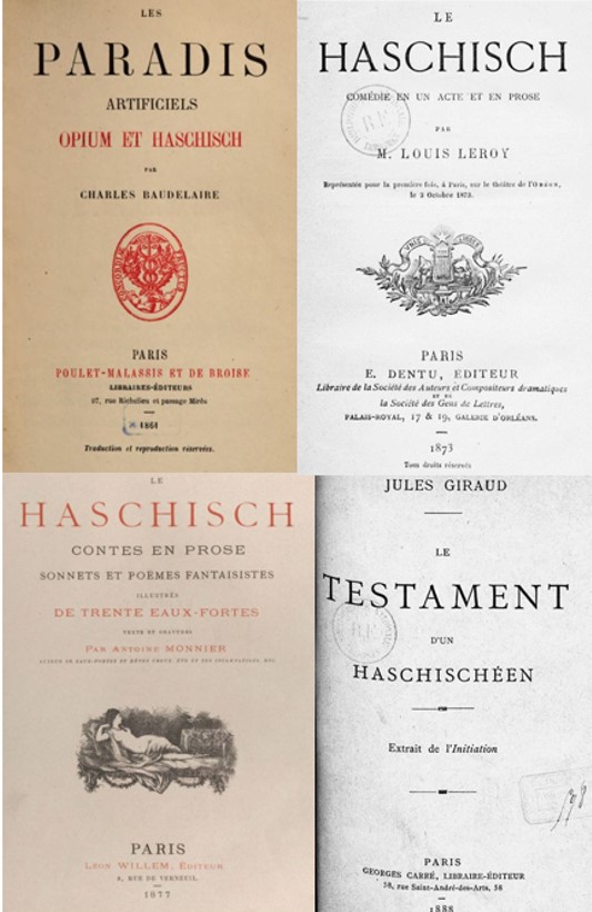 08_Baudelaire_1864_Leroy_1873_Monnier_1877_Giraud_1888_Cannabis_Frankreich_Rausch_Künstler_Haschisch