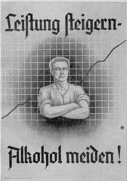 19_Neuland_48_1939_p235_Alkoholkonsum_Leistung_Selbstdisziplin_Schaubild